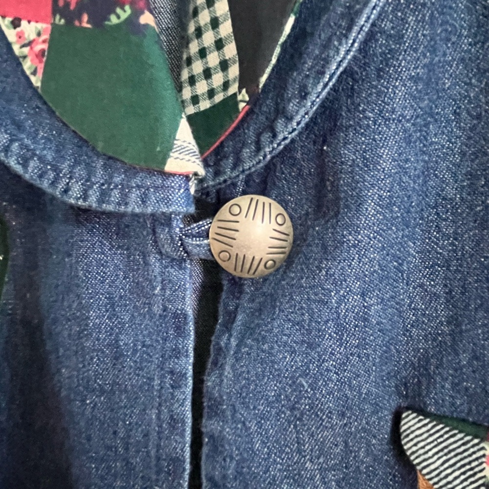 Stone Mountain Blue Denim Patchwork Vest - Women's - Picture 6 of 12